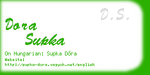 dora supka business card